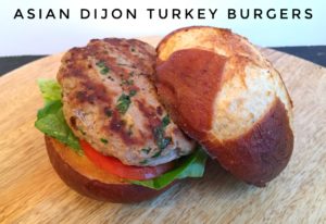 Asian Dijon Turkey Burgers Main