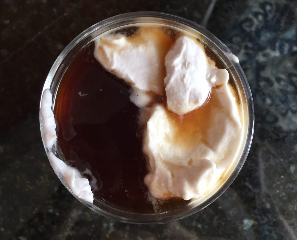 Irish Coffee with Coconut Whipped Cream Top
