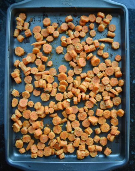 Roasted Tahini Ginger Carrots Roasted