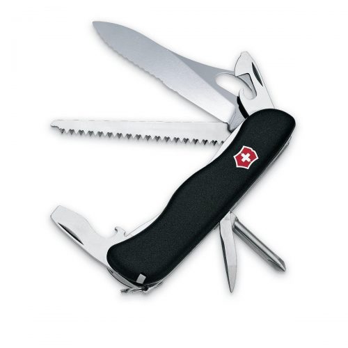 11. Victorinox Swiss Army One-Hand Trekker Pocket Knife