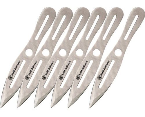 2. Smith and Wesson SWTK8CP Throwing Knives, 8-Inch, 6-Pack