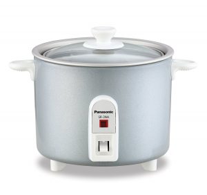 3. Panasonic SR-G06FGL 3-Cup, 1-Step Automatic Rice Cooker, Silver