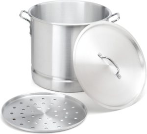 32-Quart Aluminum Tamale and Steamer Pot