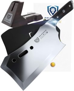 9" - with Stand and Sheath - Massive Heavy Duty Cleaver