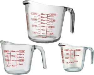 pyrex 4-piece measuring cup set