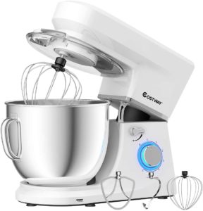 660W Stand Mixer with Stainless Steel Bowl with Dough Hook