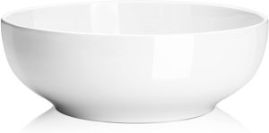 Microwave & Dishwasher Safe, Deep Soup Bowl for Family Kitchen, White Bowls