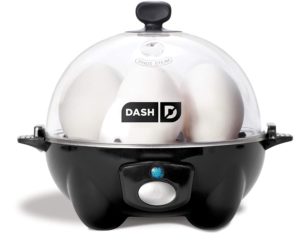 Dash Egg Cooker with eggs inside