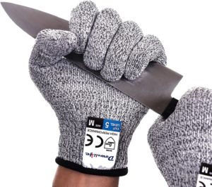 Food Grade Level 5 Protection, Safety Kitchen Cuts Gloves for Oyster Shucking, Fish Fillet Processing