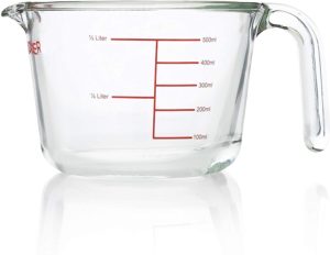 cup measuring pyrex