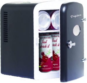 frigidaire portable retro 6-can mini fridge efmis129