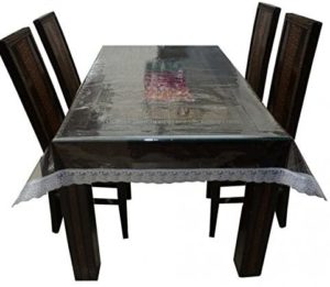 clear plastic table cover square