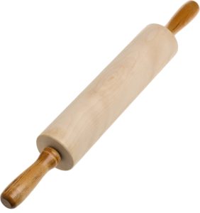 wooden rolling pin without handles