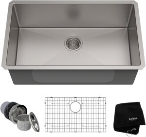single bowl kitchen sink with drainboard
