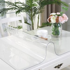 clear plastic table covers roll