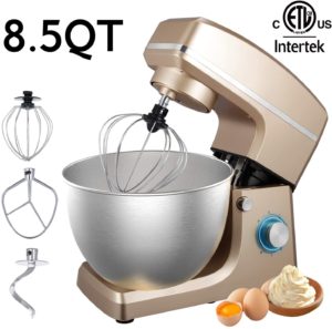 6 Speed Control Electric Stand Mixer with Stainless Steel Mixing Bowl