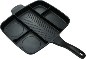 Master Pan Non-Stick Divided Grill/Fry/Oven Meal Skillet