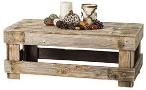 rustic iron and wood coffee tables