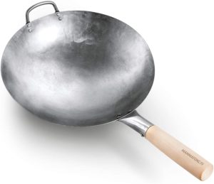 forged steel wok