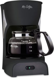 4-cup coffee maker with auto shut off
