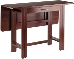Walnut foldable dining table