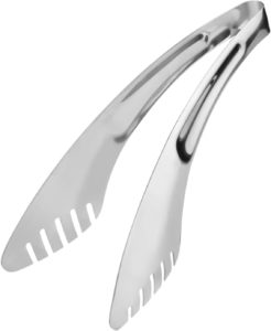 Stainless Steel Kitchen Cooking Tongs for Pasta, Noodles, BBQ, & Buffet