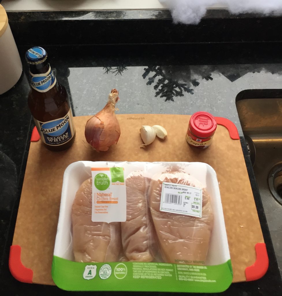 Slow Cooker Beer Chicken Ingredients