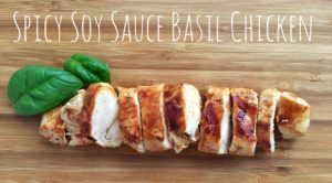 Spicy Soy Sauce Basil Chicken Main