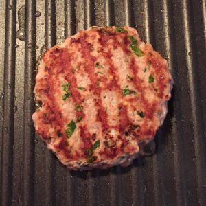 Asian Dijon Turkey Burger Flipped