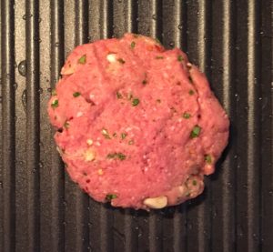 Asian Dijon Turkey Burger Raw