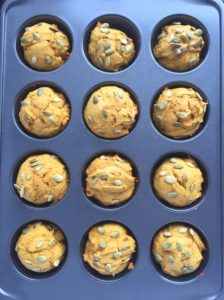 Easy Pumpkin Muffins Top Done