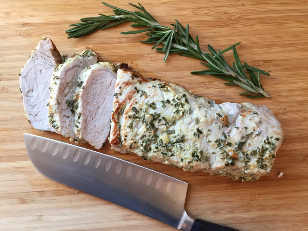 Rosemary Dijon Pork Loin Main - Five Spring Recipe Ideas