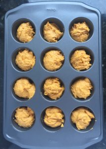 Easy Pumpkin Muffins raw