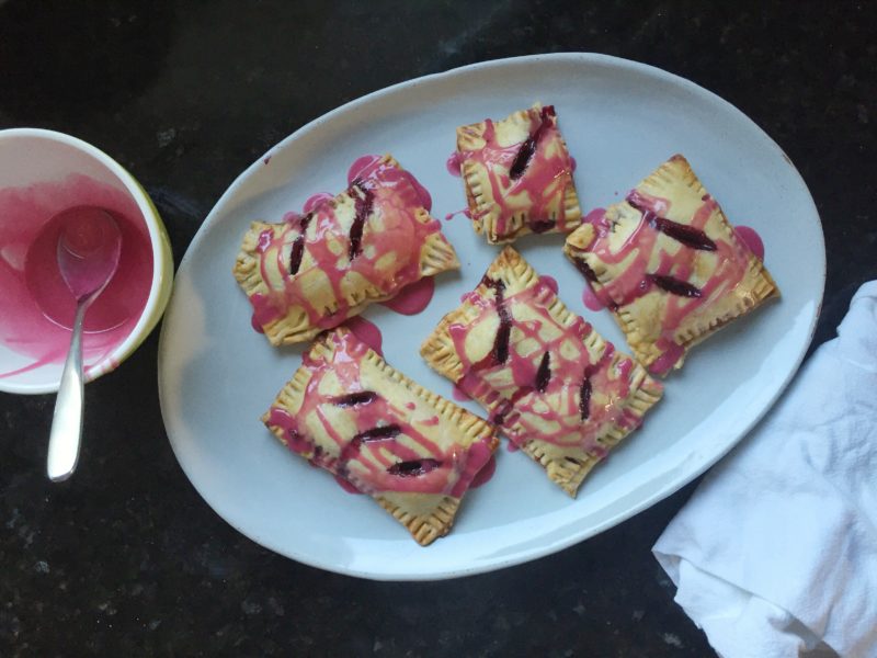 Homemade Pop Tarts with Honey Blackberry Filling