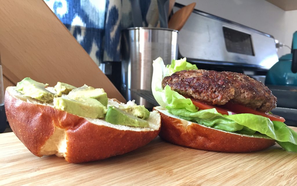 Healthy Bison Burgers Side