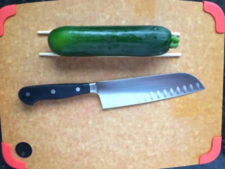 Baked Hasselback Zucchini Pre Cut