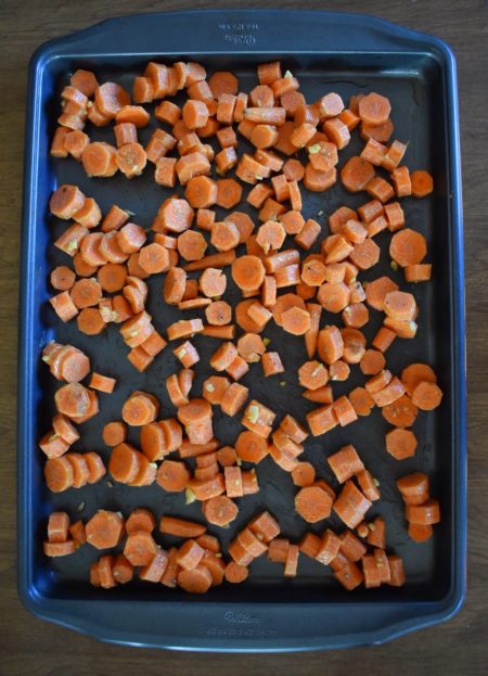 Roasted Tahini Ginger Carrots Pre-Roasted