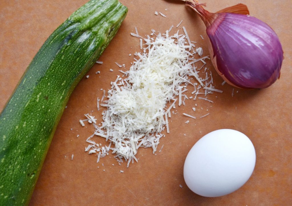 Oven-Baked Zucchini Cakes Ingredients