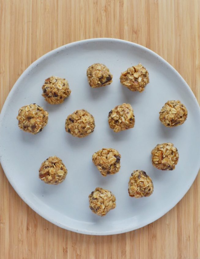 No Bake Maple Tahini Cookies