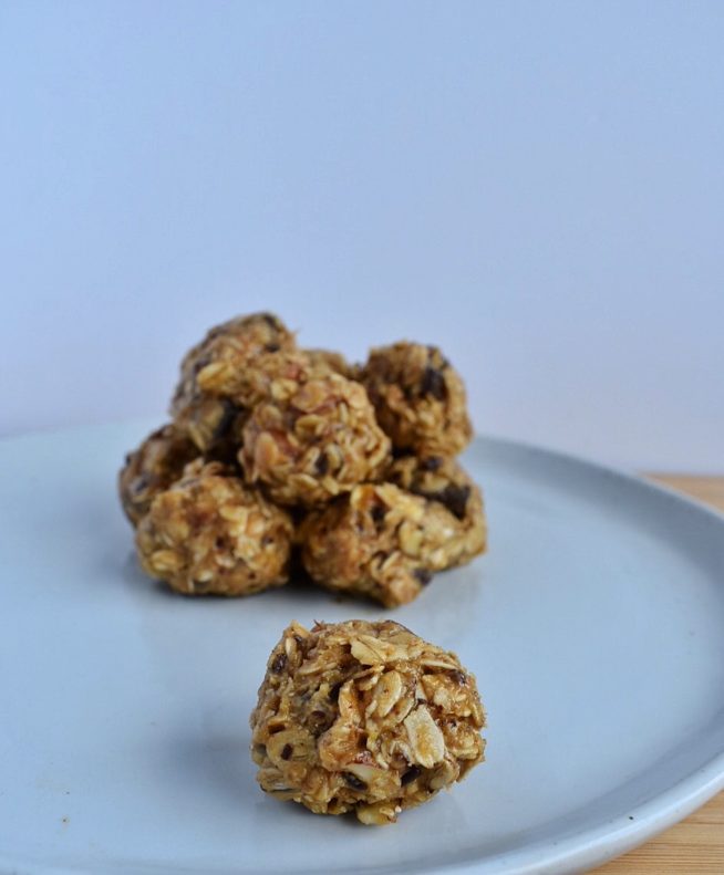 No Bake Maple Tahini Cookies