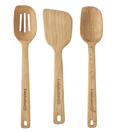 Calphalon 3-pc. Solid Wood Spoon