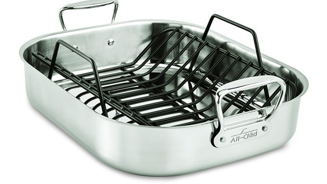 3. All-Clad E752C264 Stainless Steel Dishwasher Safe Large