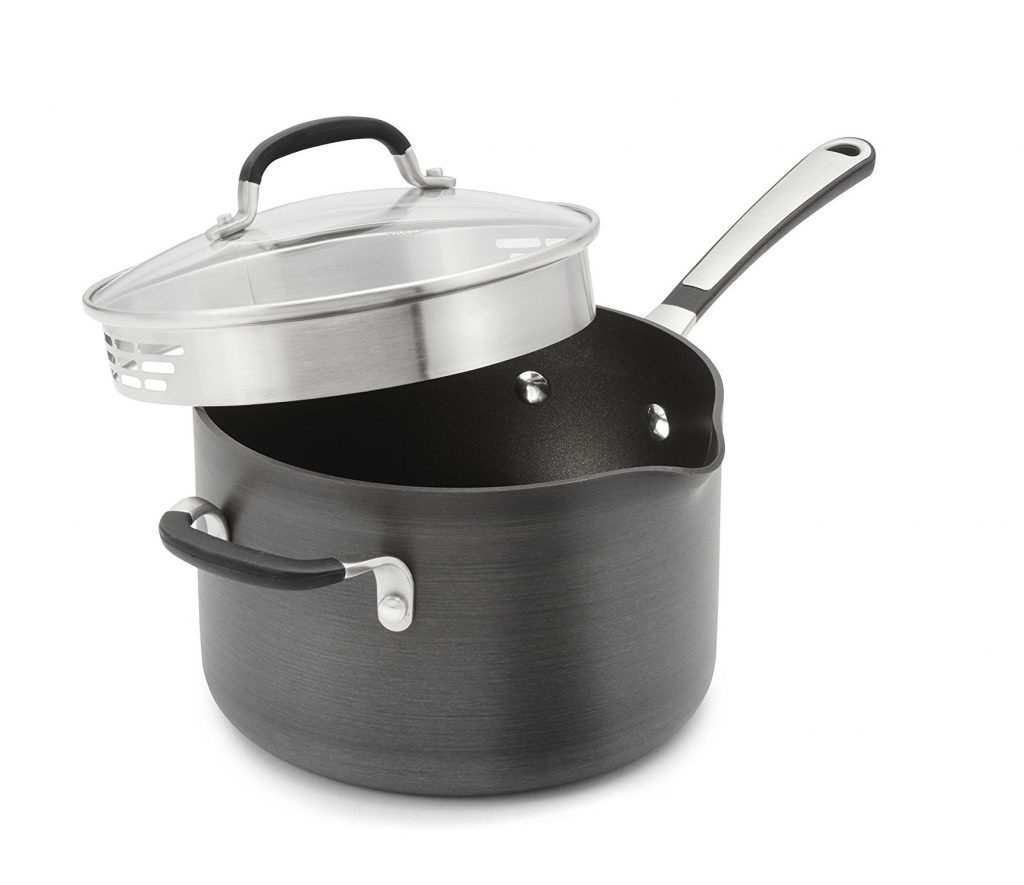 6. Simply Calphalon Nonstick 4-Quart Saucepan