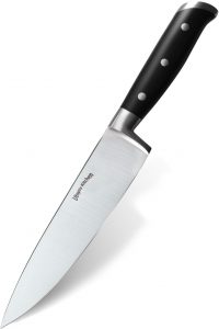 8-Inch Multipurpose Stainless Steel Chef Knife with ABS Handle by Utopia Kitchen