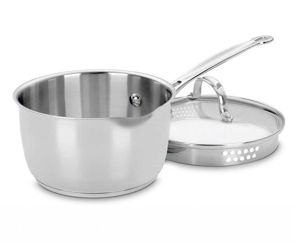 9. Cuisinart 719-18P Chef's Classic Stainless 2-Quart Saucepan with Cover