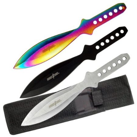 9. Perfect Point TK-114-3 Throwing Knife Set 9-Inch Overall