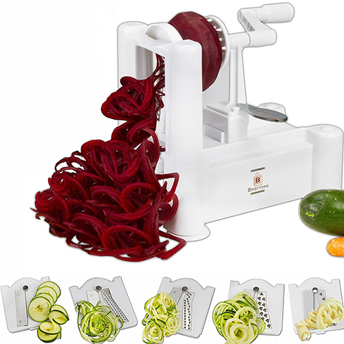 Brieftons 5-Blade Spiralizer