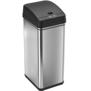 iTouchless 13 Gallon Stainless Steel Automatic Trash Can