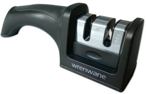 8. Wrenwane Kitchen Knife Sharpener - 2 Stage Sharpening, Black