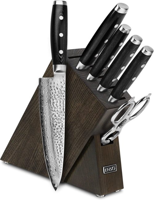 damascus steel kitchen knife set